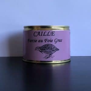 Caille farcie au foie gras