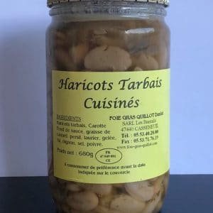 Haricots tarbais cuisinés