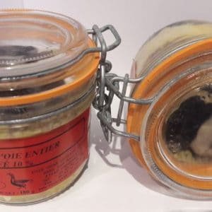 Foie gras d’oie entier truffé à 10% Bocal 180g