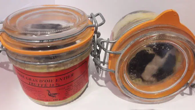 Foie gras d'oie entier truffé à 10% Bocal 180g